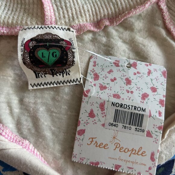 RARE Free People Winter Garden Hooded Henley ASO Alex Russo - Picture 9 of 13